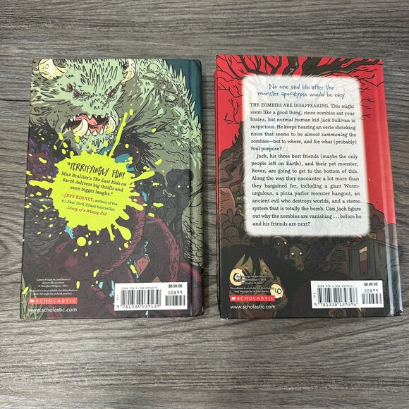 The Last Kids on Earth Series Book Volume 1 & 2 Hard Cover By Brallier & Holgate - Picture 5 of 6